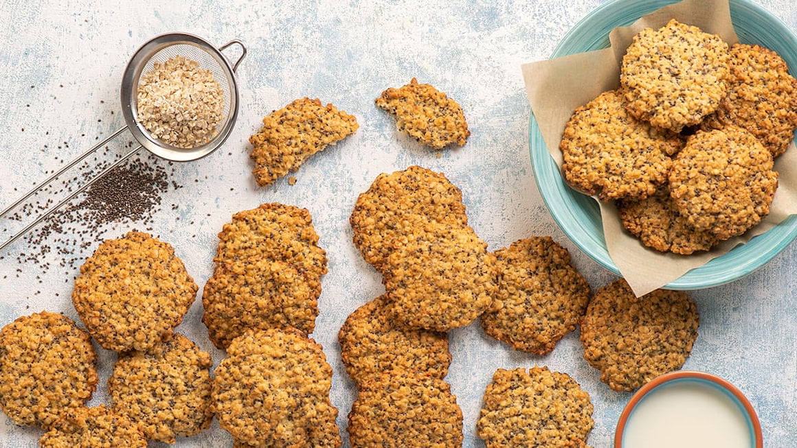 Fursecuri cu seminte de chia plus alte doua retete simple cu acest ingredient
